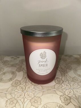 Scented Candle - Pink Amber